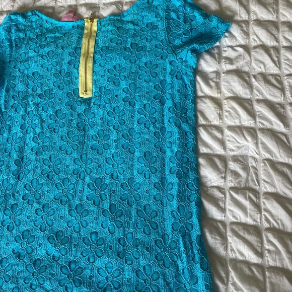 Lilly Pulitzer Turquoise Lace Top - Picture 5 of 7